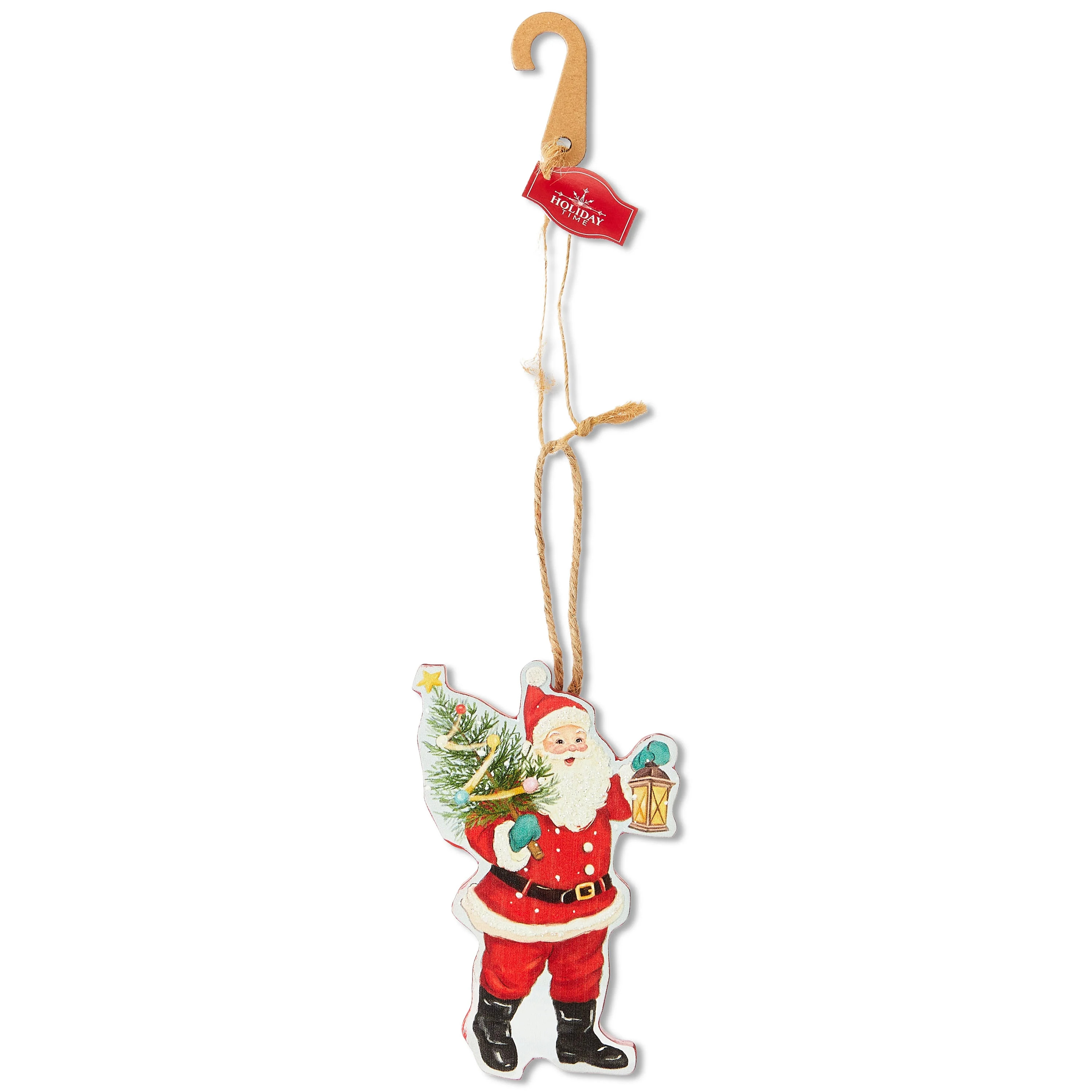 Multicolor Santa with Christmas Tree Ornament, 5", by Holiday Time | Walmart (US)