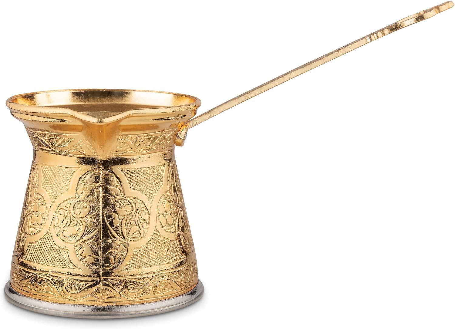 Alisveristime Authentic Turkish Coffee Pot, Handmade Cezve/Ibrik, Multiple Sizes and Colors Avail... | Amazon (US)