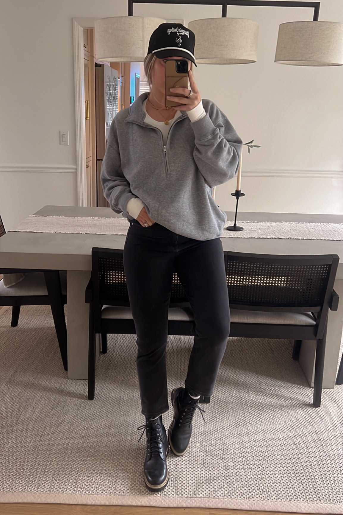 Bonfire outfit for the evening 🖤

Large in top
8 in long sleeve 
TTS in jeans 

#LTKtravel #LTKstyletip