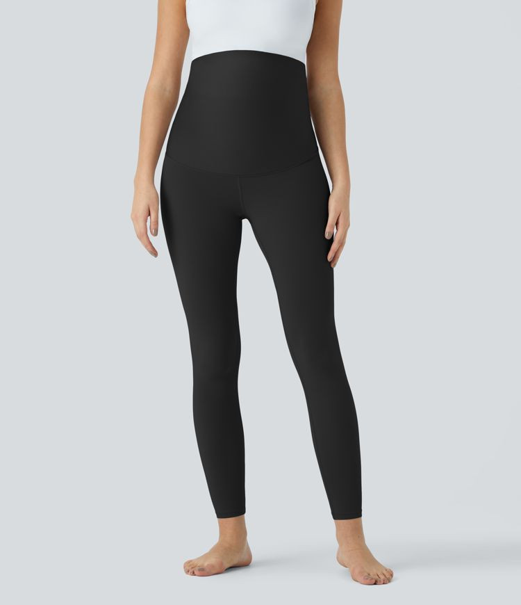 Women’s Softlyzero™ Super High Waisted Maternity Yoga 7/8 Leggings-UPF50+ - Halara | Halara UK