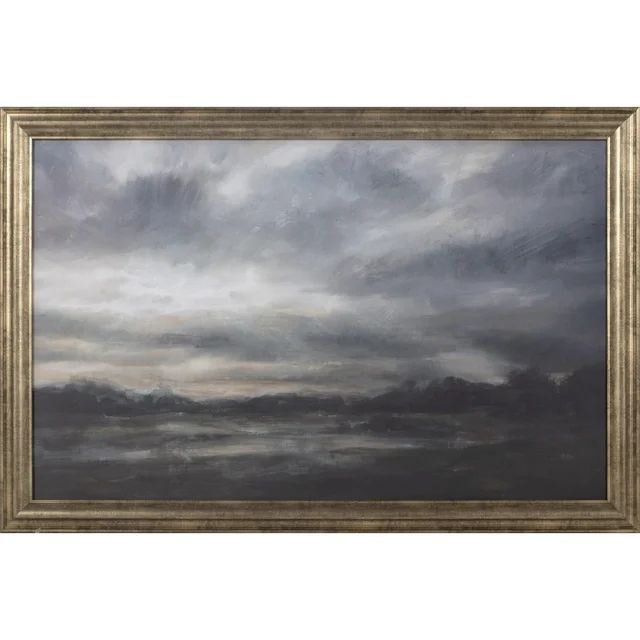 My Texas House Daytime Storm Landscape Framed Canvas Board 36" x 24" | Walmart (US)