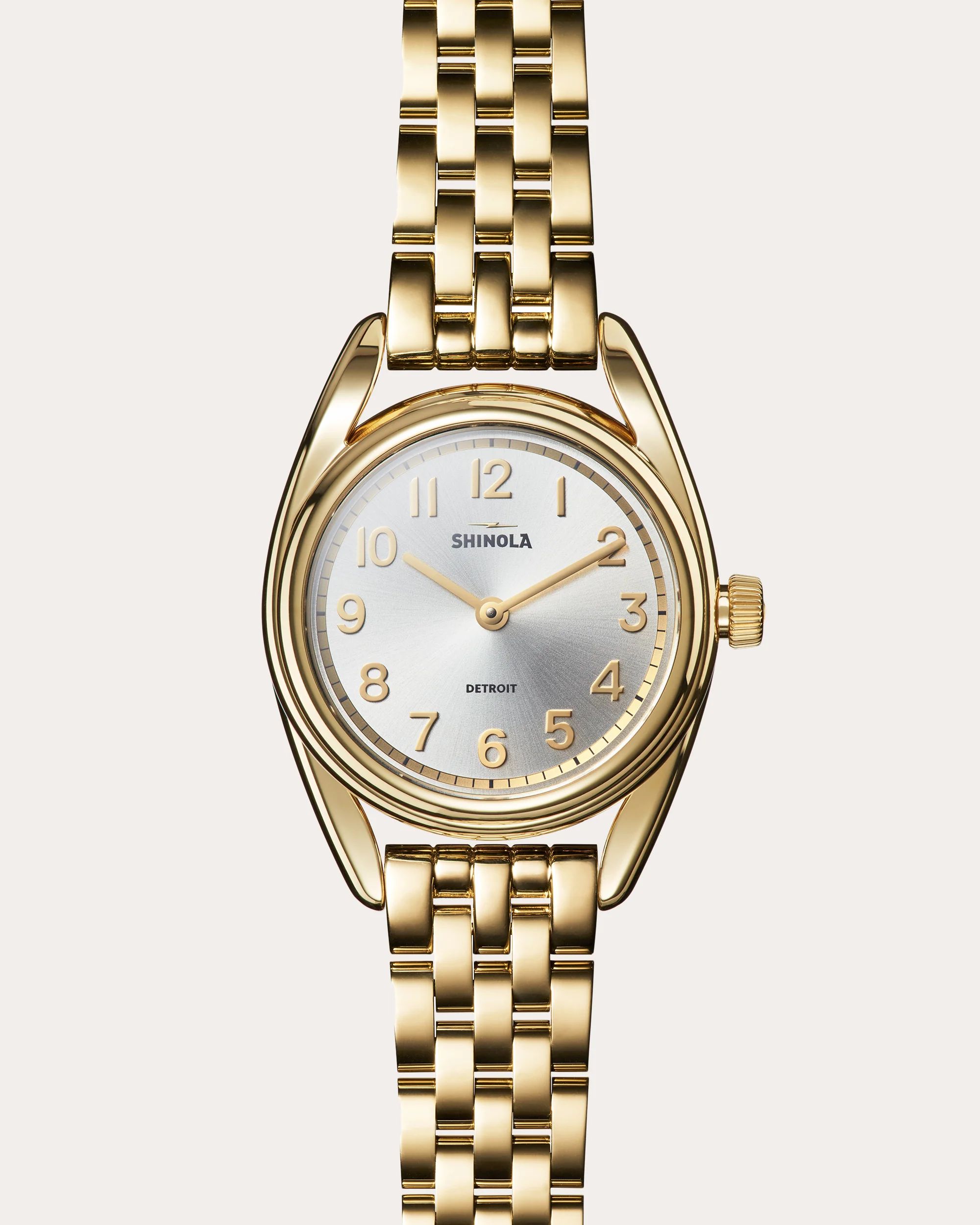 Derby 30.5mm Goldtone Bracelet Watch | Olivela