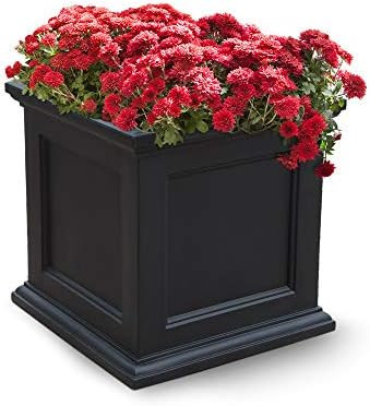 Mayne Fairfield 5825B Patio Planter, 20-Inch, Black | Amazon (US)