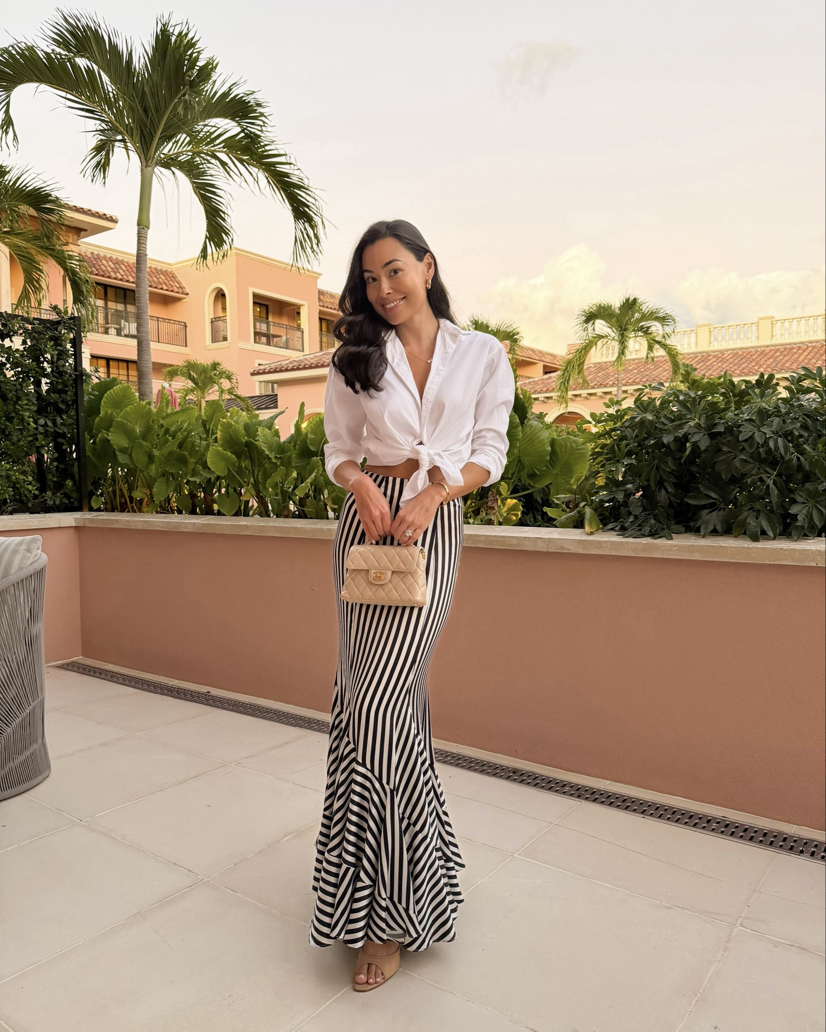 Last few of this skirt left! Palm Beach outfit, stripe skirt, Kat Jamieson. 

#LTKSeasonal #LTKHoliday #LTKootd