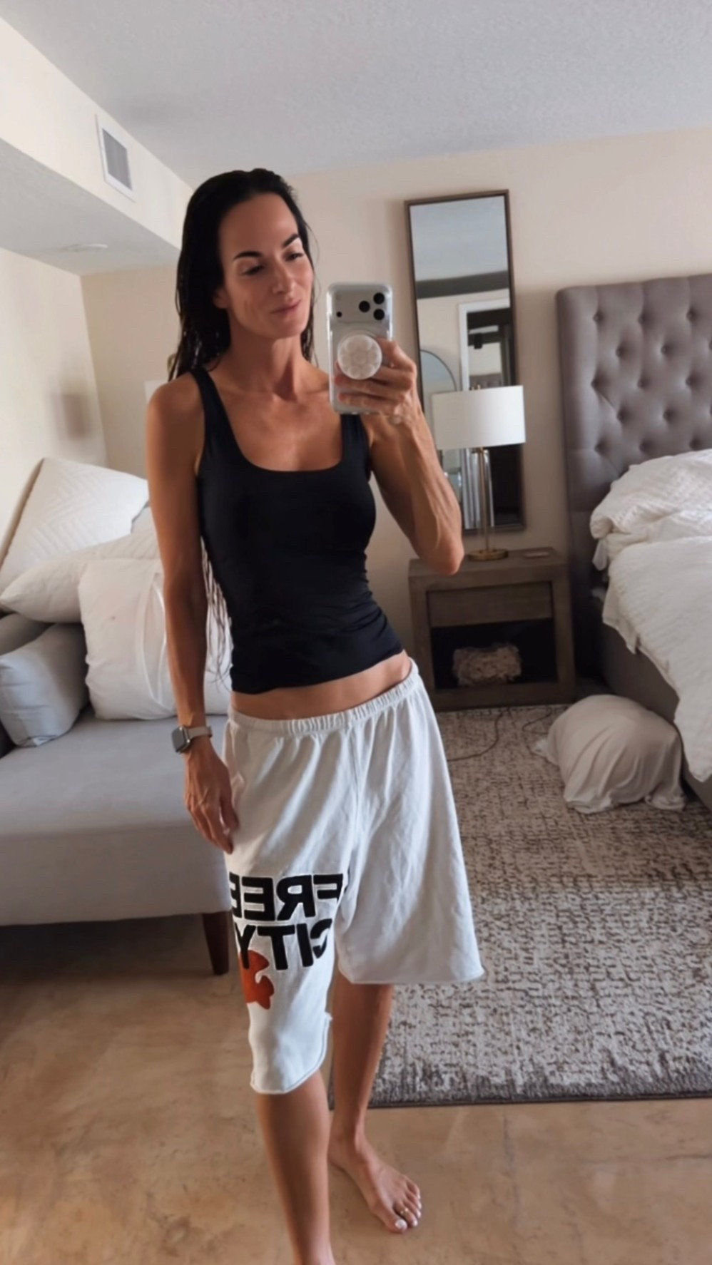 Post shower. Oversized shorts. Wet hair. No makeup.

Sometimes my favorite outfit of the day is the one that never leaves the room.

No glam.
No heels.
No agenda.

Just a slow evening after a busy day… and honestly, I need more of these. 🤍

Anyone else secretly love the post-shower oversized tee (or shorts) phase more than getting dressed? 😂

#NicoleColeeStyle #slowevening #EverydayStyle #FreeCity #LifestyleCreator

#LTKdayinmylife #LTKgrwm #LTKootd
