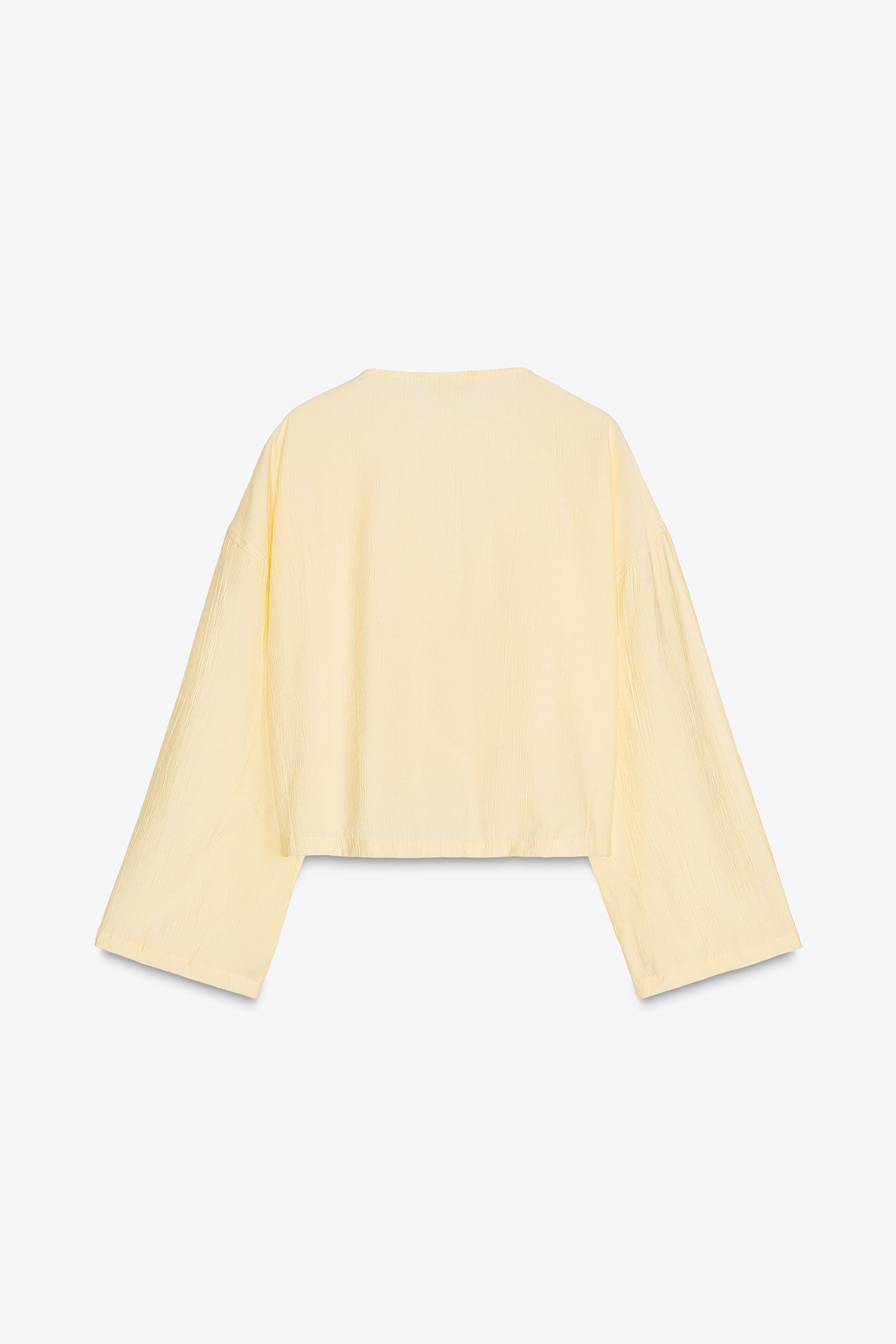 CRINKLED-EFFECT KIMONO | Zara UK