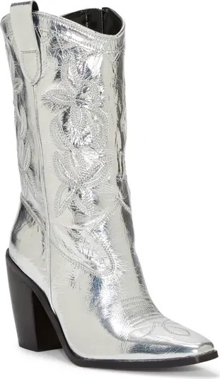 Alisah Square Toe Western Boot (Women) | Nordstrom