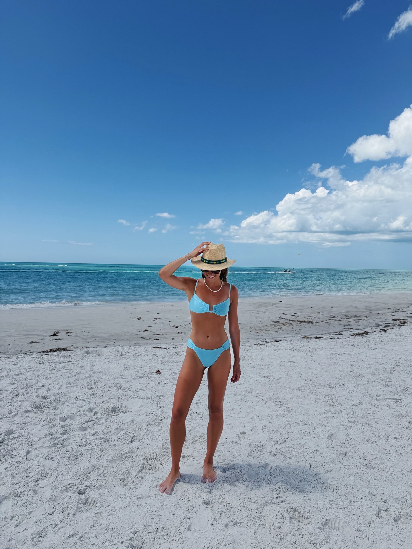 Wearing a small in the swimsuit and a medium in the tshirt🩵 Linking my fav swimsuit finds under $100 and my sunglasses just restocked— under $50!

Happy Easter Weekend! 

#LTKdayinmylife #LTKTravel #LTKSeasonal