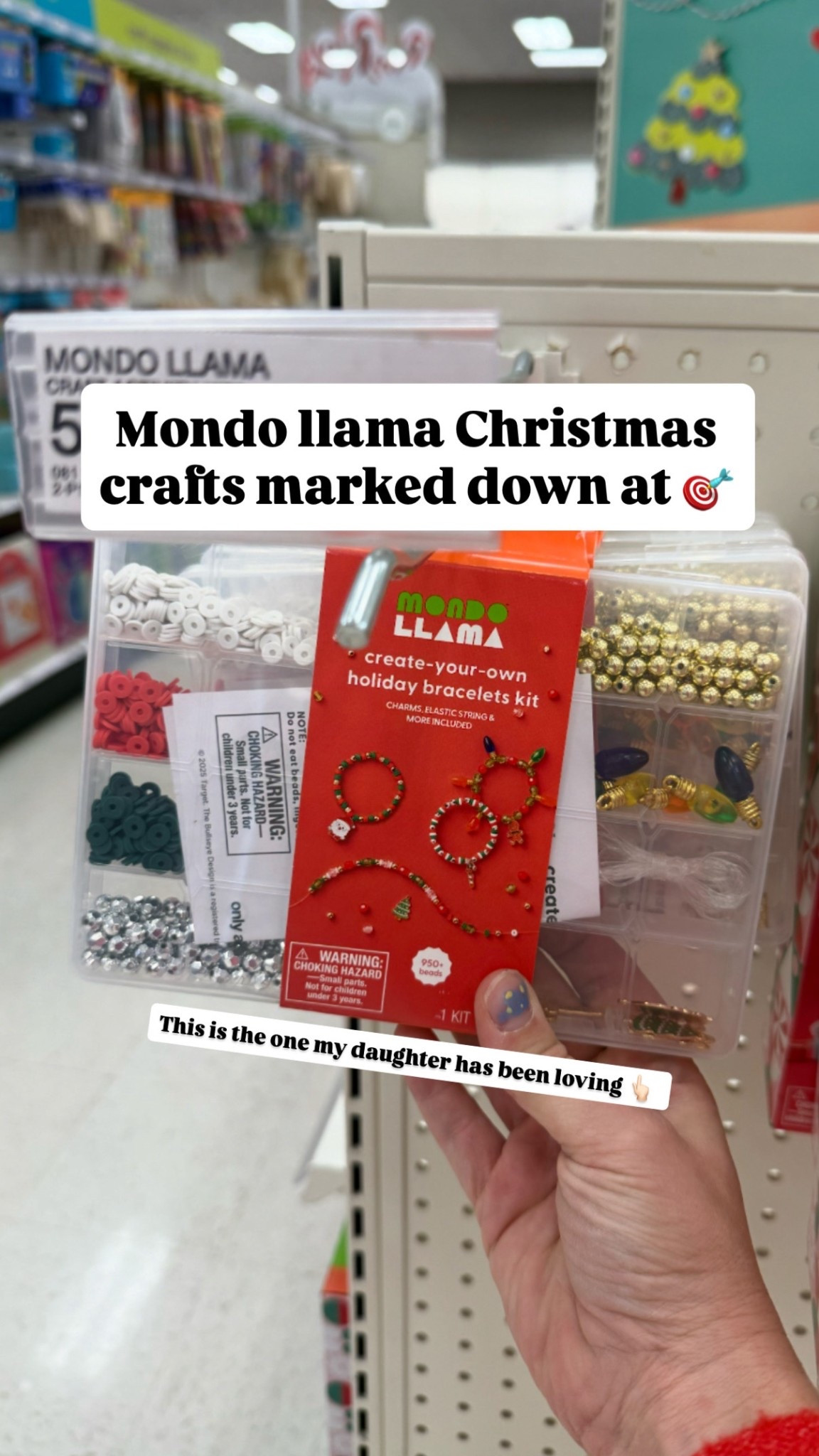 Mondo llama Christmas crafts are some of our favorite & their Christmas ones are all marked down 50 cents to a dollar! We’ve been loving the holiday bracelet kit! 

#LTKKids #LTKHoliday #LTKGiftGuide