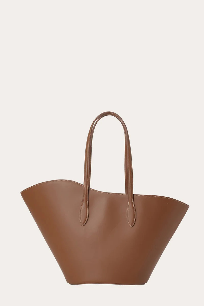 Tulip Shoulder Bag Medium Caramel | LITTLE LIFFNER
