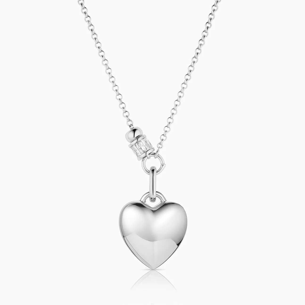Aurelie Puffy Heart Bead Necklace | Thatch