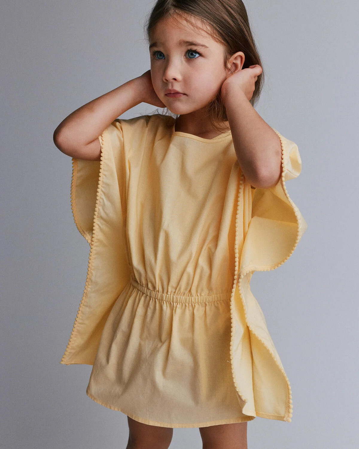 Toddler Girl Pom-Pom Swim Coverup - Yellow - Otter Avenue | Carter's | Carter's Inc