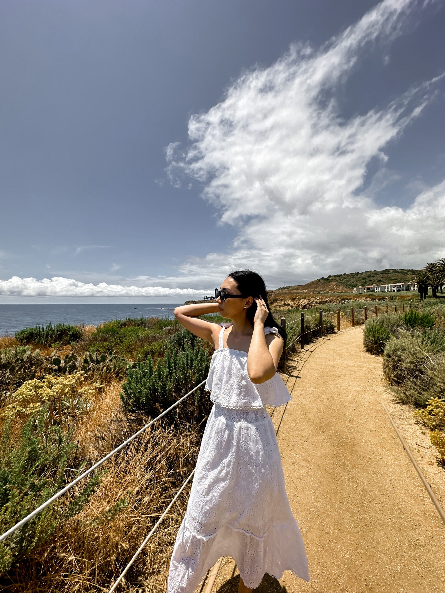 Amazon fashion white dress, Steve Madden raffia slide sandals, Dareth Colburn Designs Blake cz studs, Target straw tote, sunglasses 

#LTKstyletip #LTKSeasonal #LTKunder100