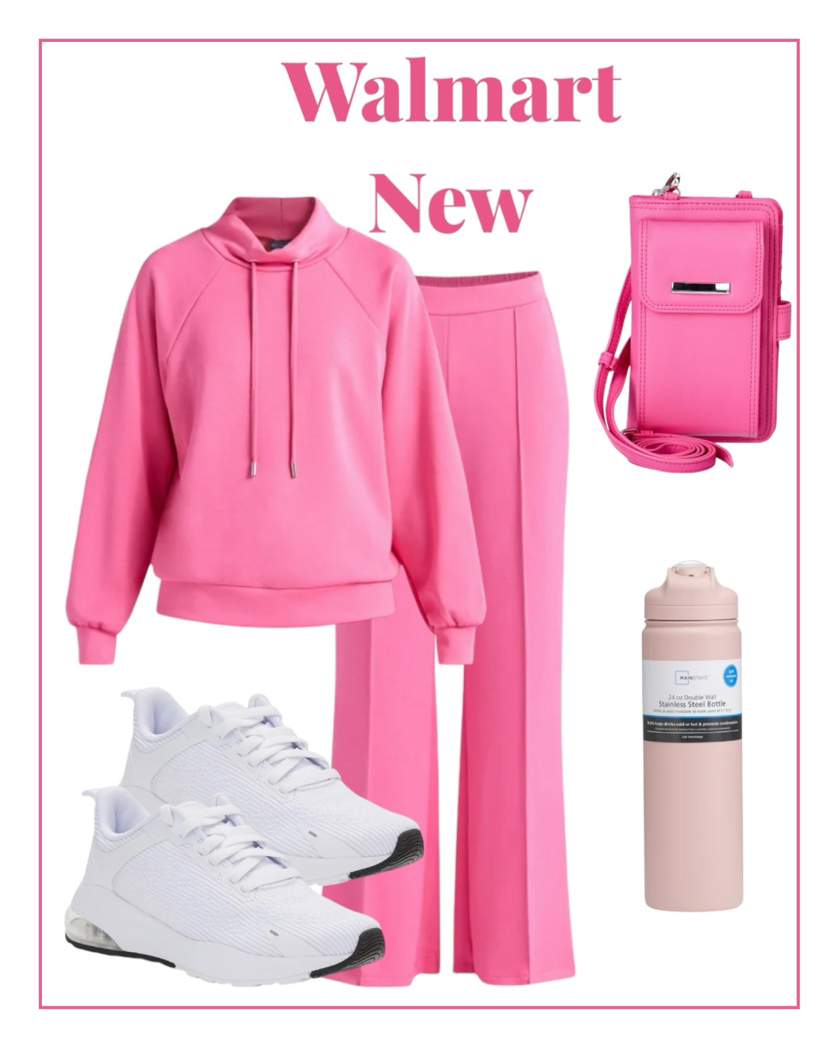 Pink Scoop scuba outfit from Walmart. 
#leasurewear

#LTKstyletip