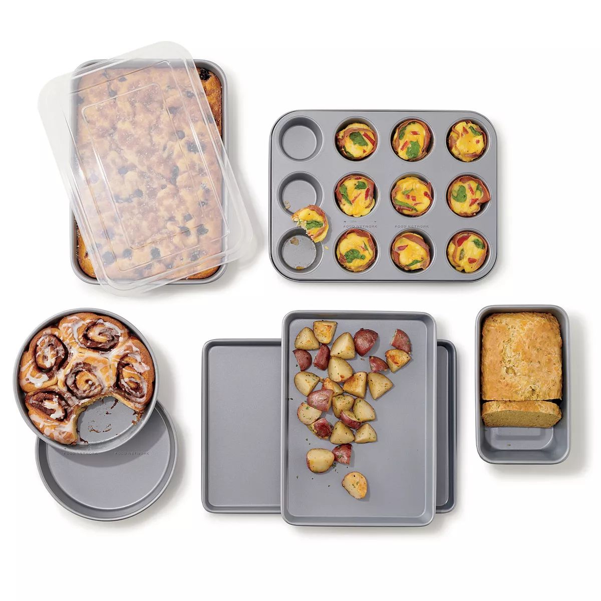 Food Network™ 8-pc. Nonstick Bakeware Set | Kohl's