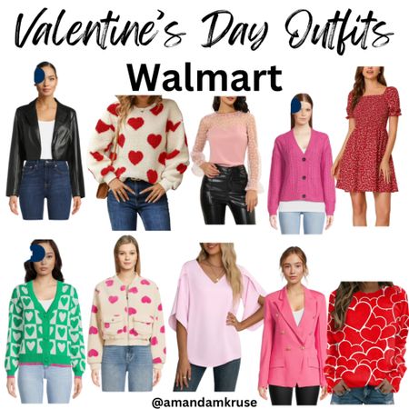 Valentine’s Day 
Valentine’s Day outfits 
Valentine’s Day sweater 
Heart sweater 
Heart cardigan 
Pink blazer 
Date night outfit 
Work outfit 

#LTKstyletip #LTKSeasonal