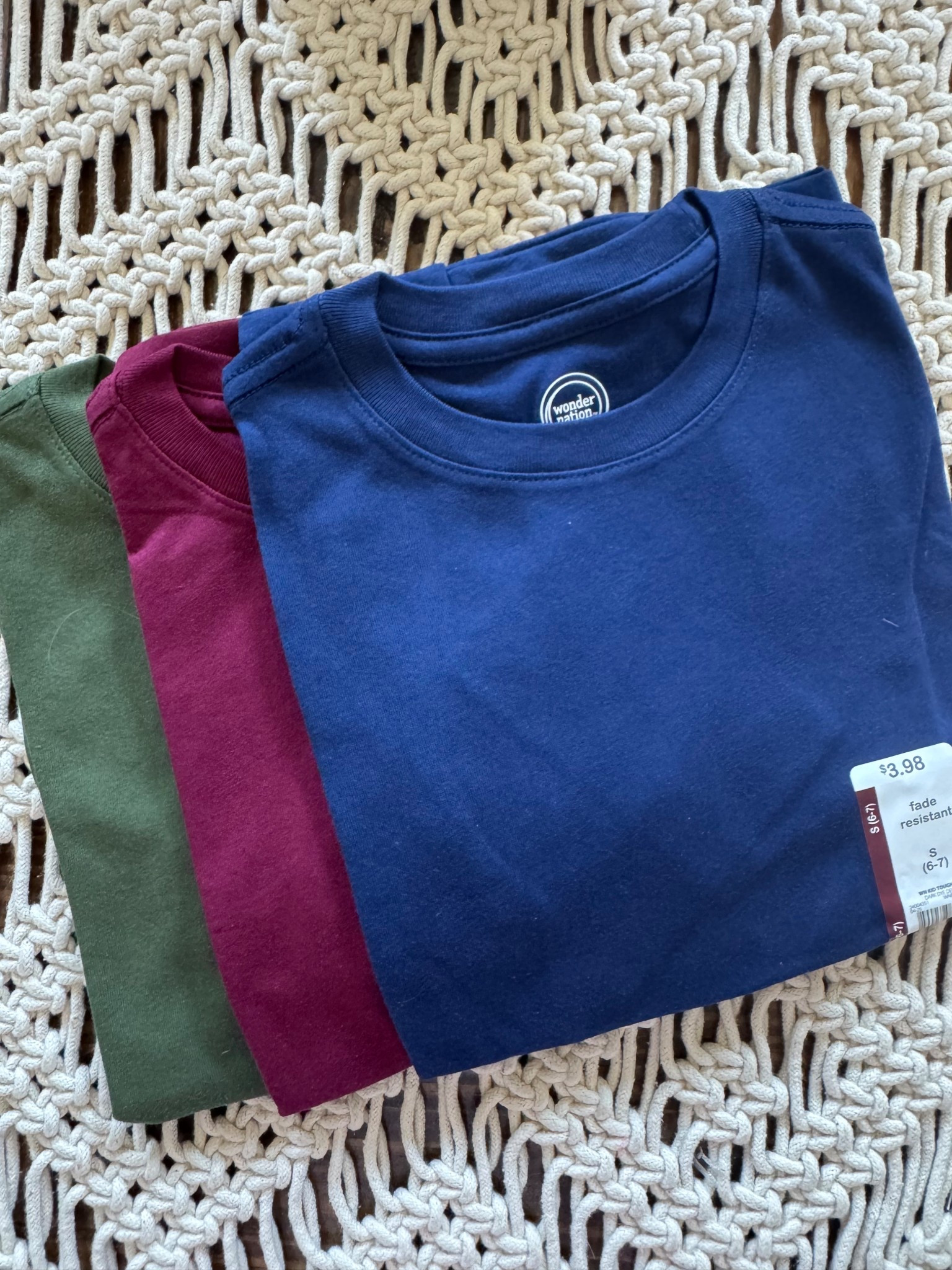 We are gearing up for back-to-school! The boys love these tees-they are cheap, easy to pair with shorts, comfortable, wash up well and are perfect for early Fall! These solid colors go with everything! The tees are just under $4-perfect for kids that grow like weeds! #wondernation #wondernationboys #LTKboysclothes #boysfallclothes #boymom #solidcolorboystees #walmartfinds #walmartboyfinds 