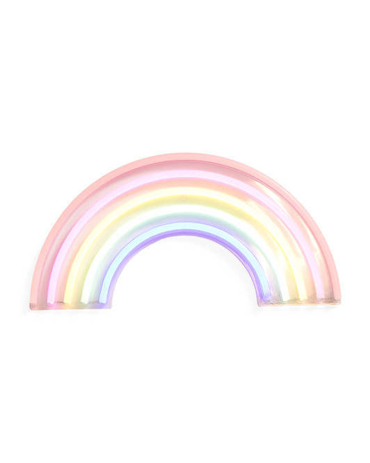 Rainbow Neon Led Sign | Pillows & Decor | Marshalls | Marshalls