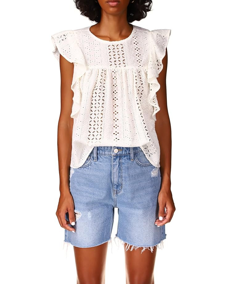 Breezy Eyelet Shell Blouse | Zappos