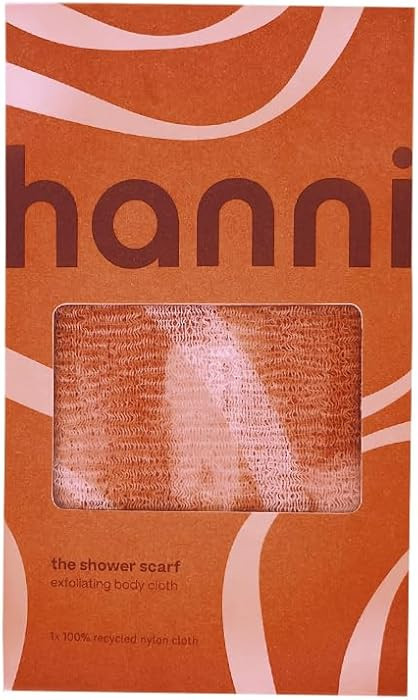HANNI Extra-Long Shower Scarf, Japanese-Inspired Exfoliating Body Scrubber, Loofah-Like Wash Clot... | Amazon (US)