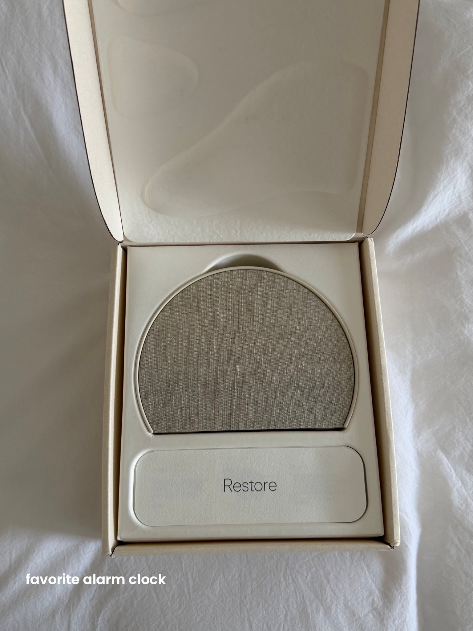 [1/21/26] hatch restore 3 is the best alarm, has so many other functions and a whole library of sounds. 

Also, note: you do have to pay for membership to access more features and libraries

#LTKHome #LTKSeasonal #LTKmorningroutine