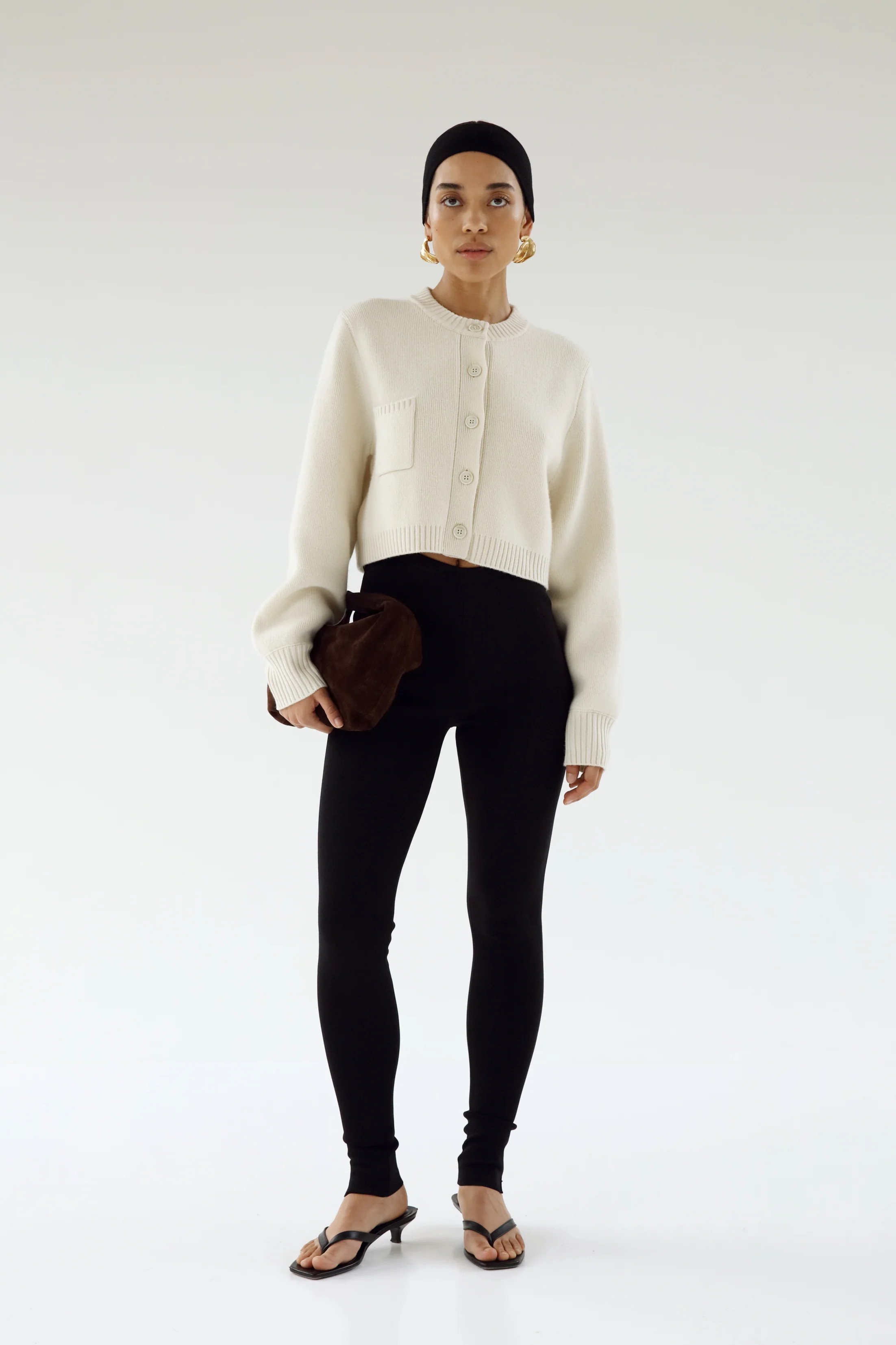 Zozo cardigan, cream | Almada Label