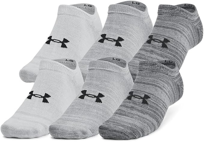 Under Armour Unisex Adult Essential No Show Socks (6 Pairs) | Amazon (US)
