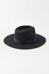 UO Flat Brim Felt Fedora | Urban Outfitters (US and RoW)