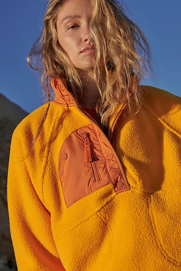 Hit The Slopes Colorblock Pullover by FP Movement at Free People, Desert Sunshine, S | Free People (Global - UK&FR Excluded)