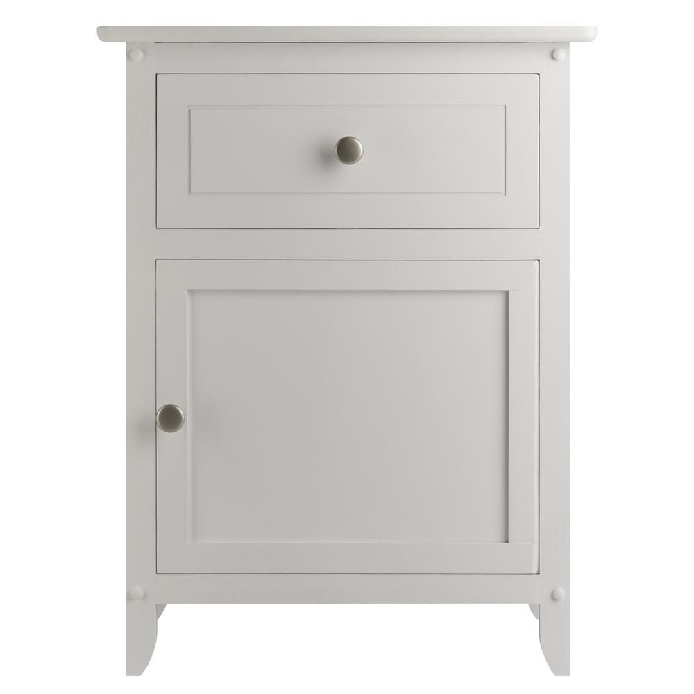 Winsome Eugene Accent Table White 10115 - The Home Depot | The Home Depot