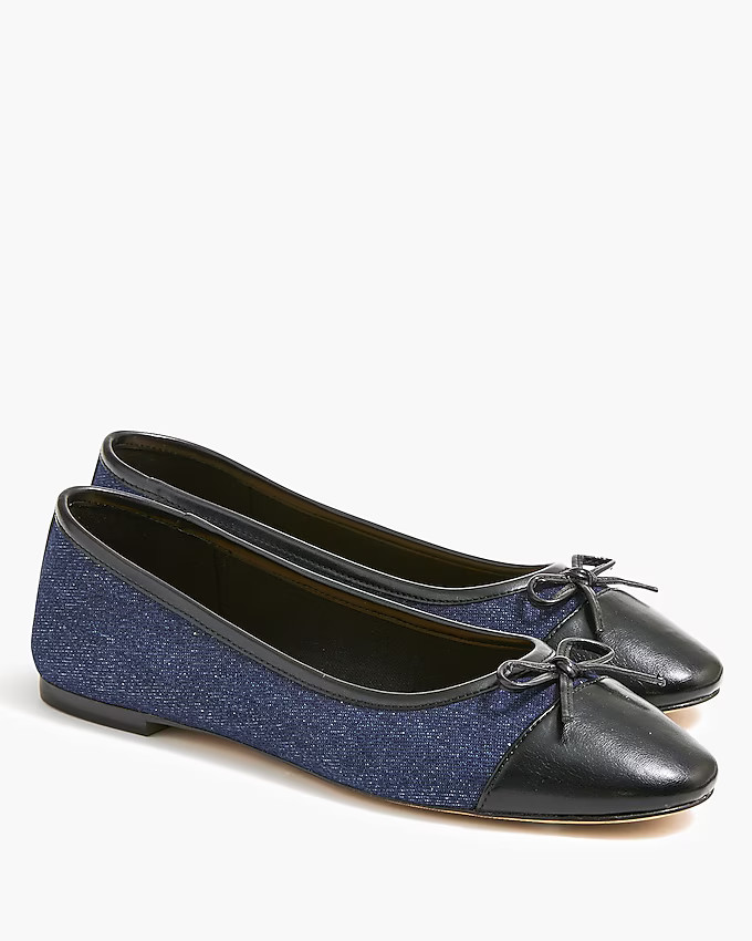 Cap toe ballet flats | J.Crew Factory