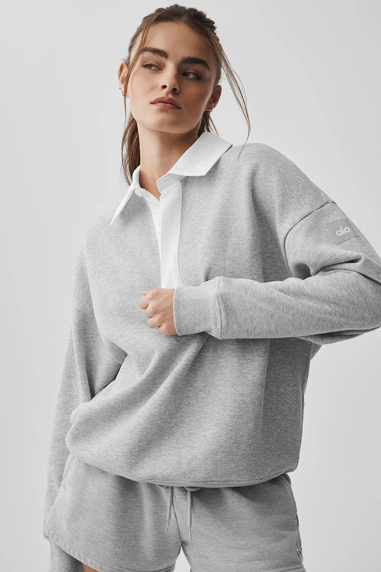 Take It Easy Long Sleeve Henley Pullover | Alo Yoga (US)
