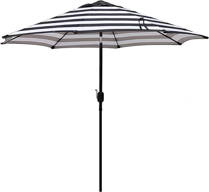 Blissun 9' Outdoor Patio Umbrella, Outdoor Table Umbrella, Yard Umbrella, Market Umbrella with 8 ... | Amazon (US)