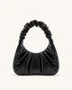 Gabbi Ruched Hobo Handbag - Black | JW PEI US