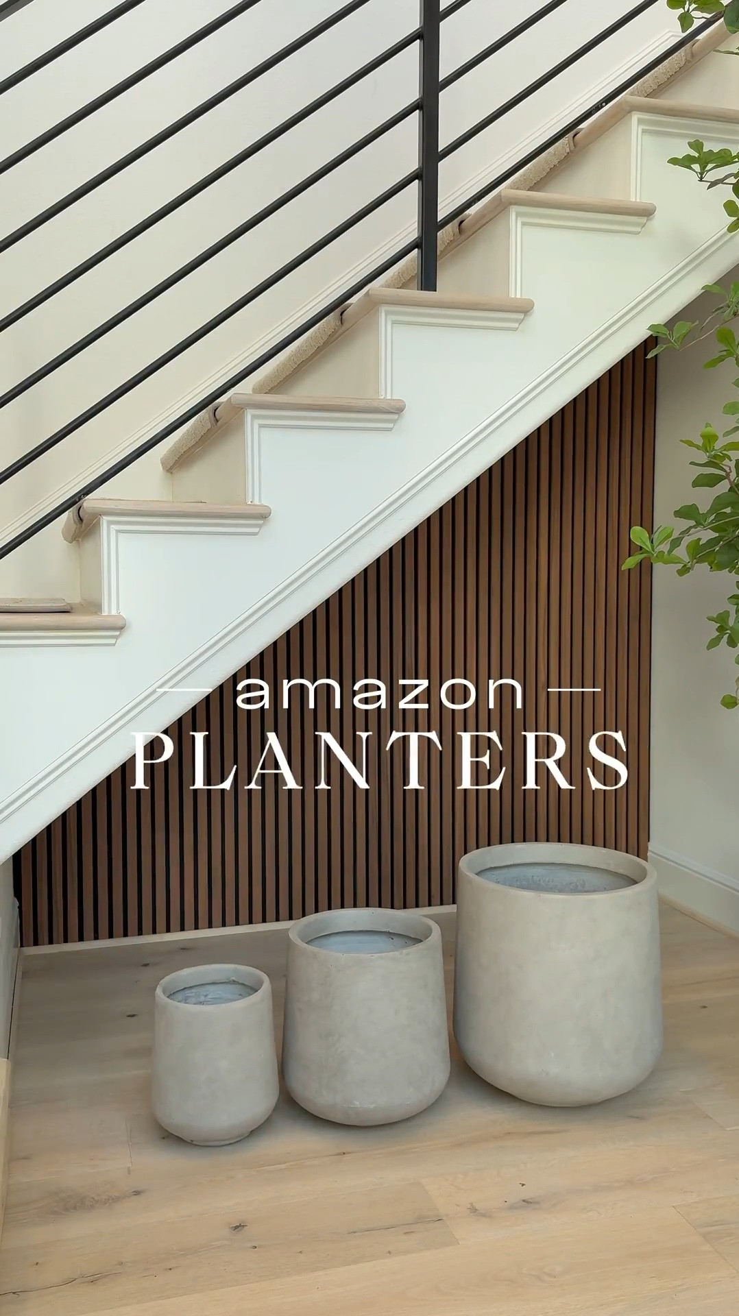 I love styling 5 foot tree next to 7 foot. I just love the scaling! 😍 … Used the large and medium size planters  for this look! 🤎

#LTKStyle
#LTKHome #LTKSaleAlert