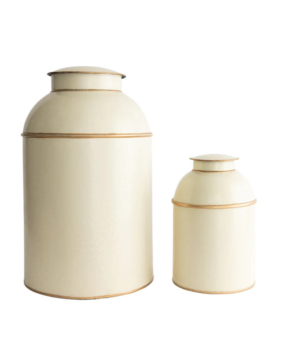 Ivory & Gold Jar | McGee & Co.