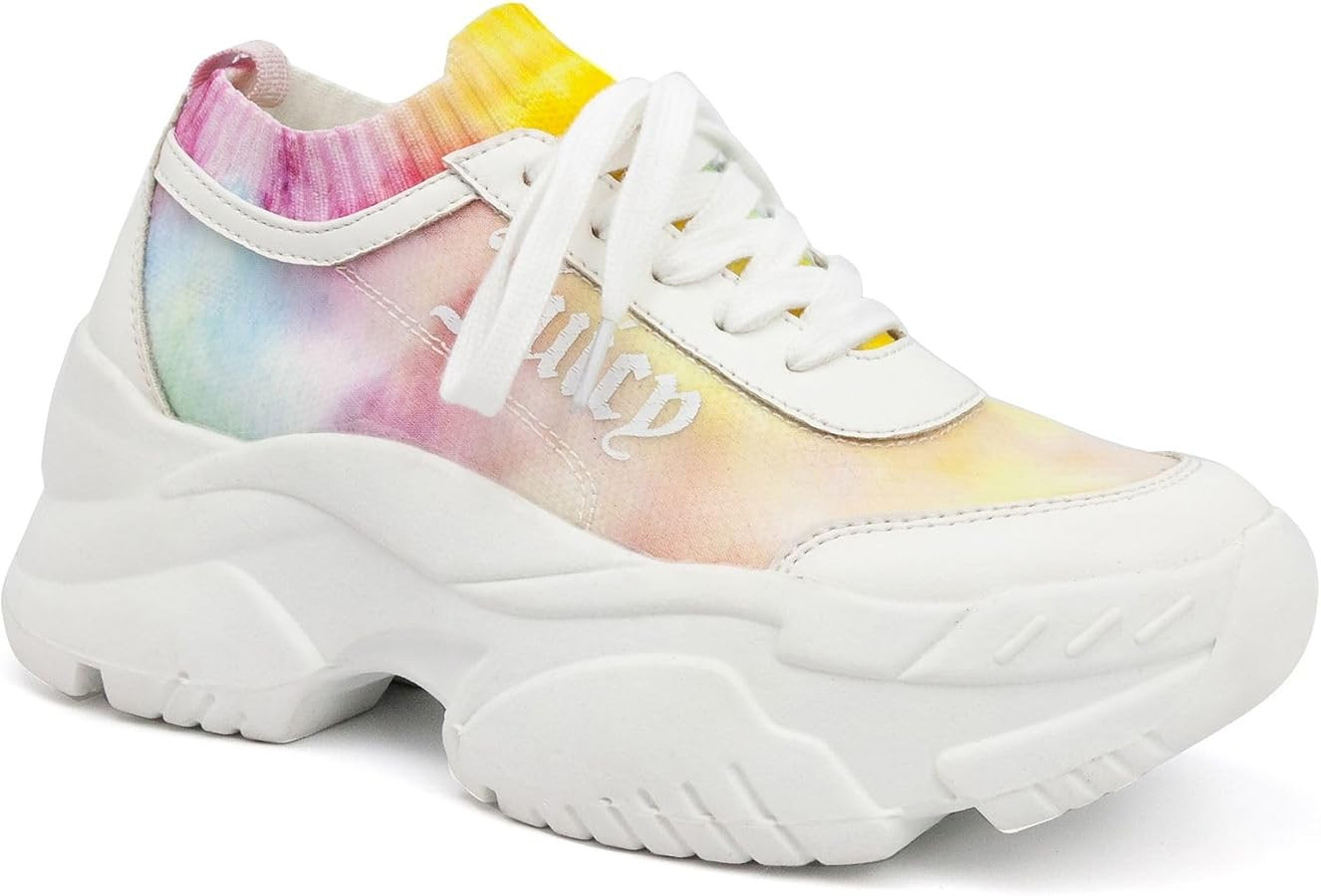 Juicy Couture Women Fashion Sneaker Womens Casual Shoes, Tennis Shoes All White, Chunky Sneakers,... | Amazon (US)