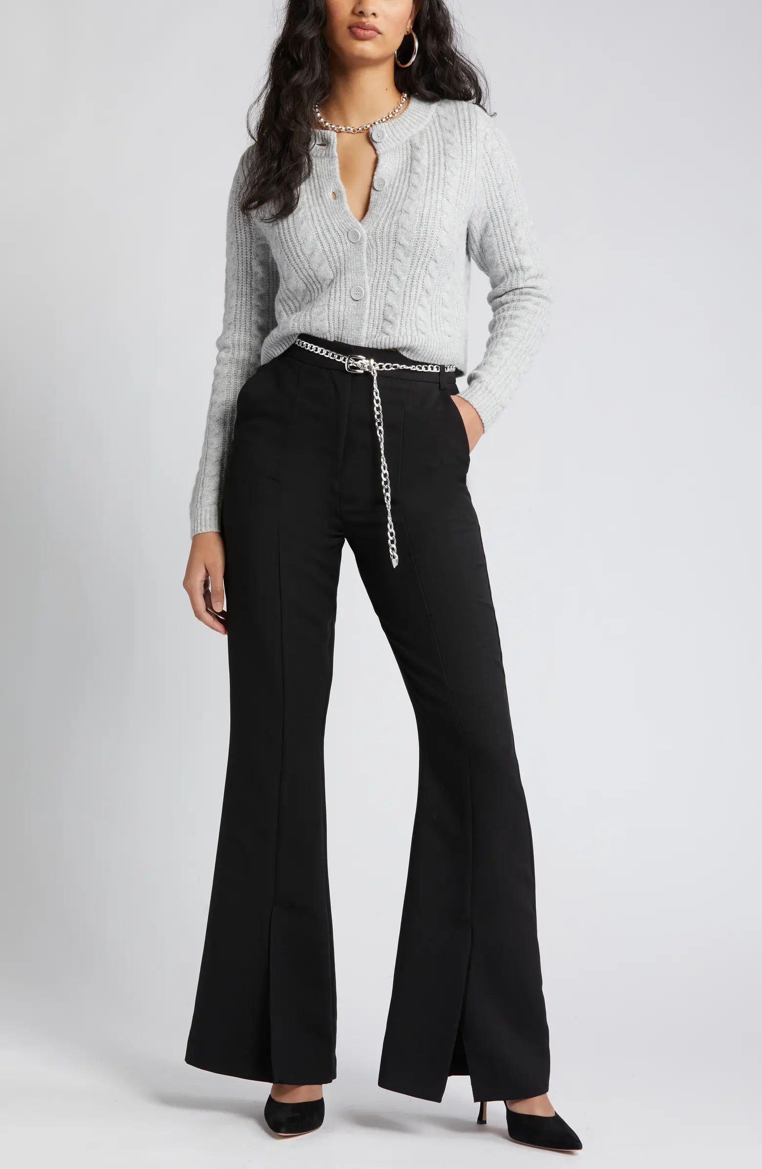 Cable Knit Crop Cardigan | Nordstrom