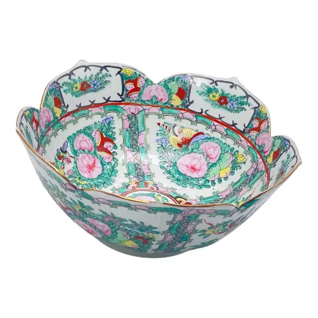 20th Century Famille Rose Porcelain Bowl, China | Chairish