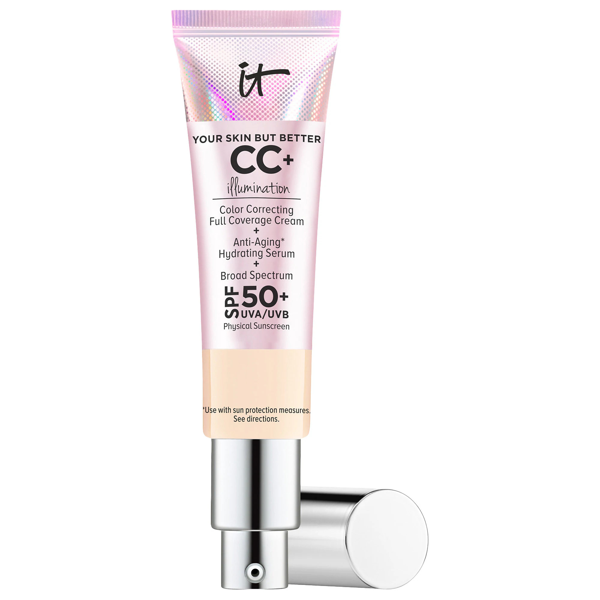 IT Cosmetics CC+ Cream Illumination with SPF 50+ Fair Light 1.08 oz/ 32 mL | Sephora (US)