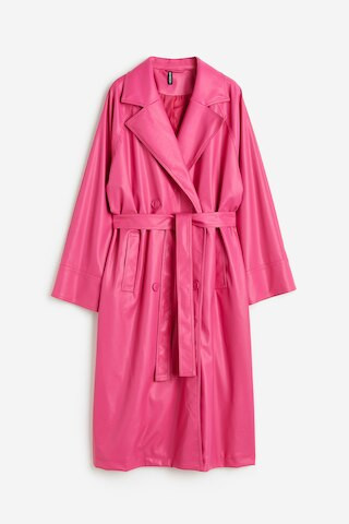 H & M - Oversized Trench Coat - Pink | H&M (AU)