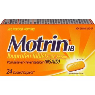 Motrin IB Ibuprofen 200 MG Tablets, 24 Count | CVS Health