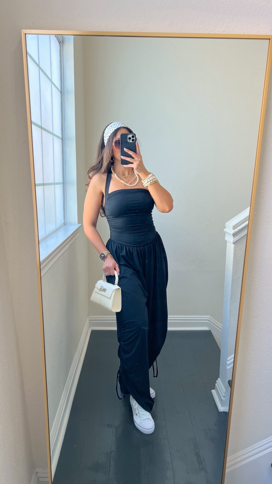 Flattering spring jumpsuit - wearing size small. So comfy 

#LTKootd #LTKSeasonal #LTKMidsize
