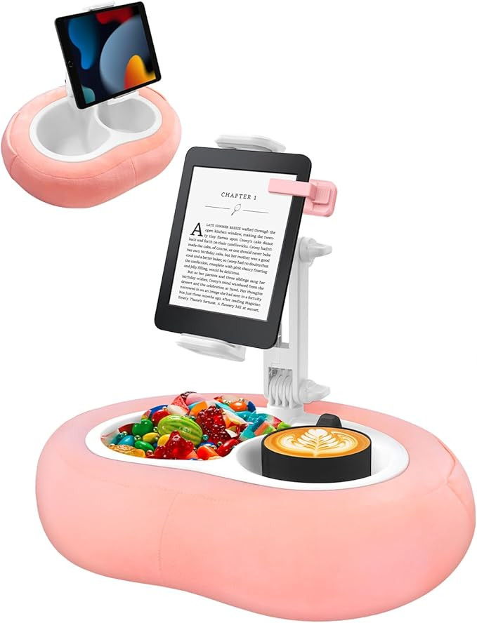 Tablet Pillow Stand, Compatible with 5"-12.9" Kindle, iPad, Phone/Tablet, Google, Samsung, 360° ... | Amazon (US)