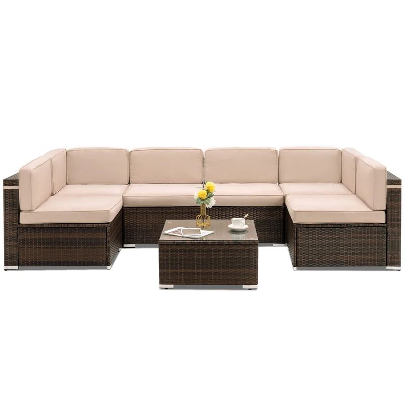 Leisure 6 - Person Seating Group with Cushions | Wayfair North America