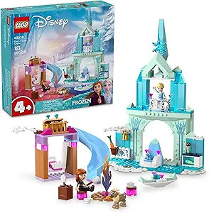 LEGO Disney Frozen Elsa’s Frozen Princess Castle Building Toy Set - Frozen Toy for Kids, Girls ... | Amazon (US)
