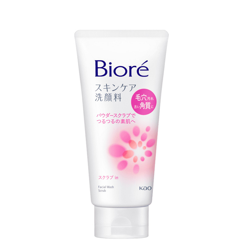 Bioré Skincare Facial Wash Scrub
             - Sabonete Facial Esfoliante 130g | Beleza Na Web (BR)