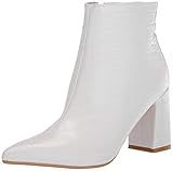 SEVEN DIALS Shoes Felicia Women's Boot, White/Croco, 9H M | Amazon (US)