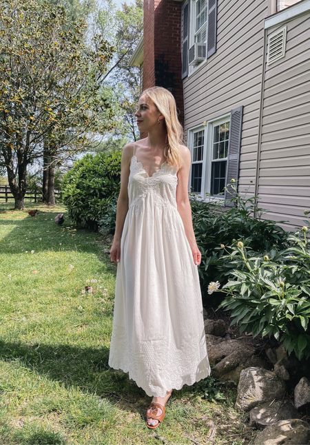 White dress under $100 - perfect for any summer occasion 

#LTKSeasonal #LTKShoeCrush #LTKFindsUnder100