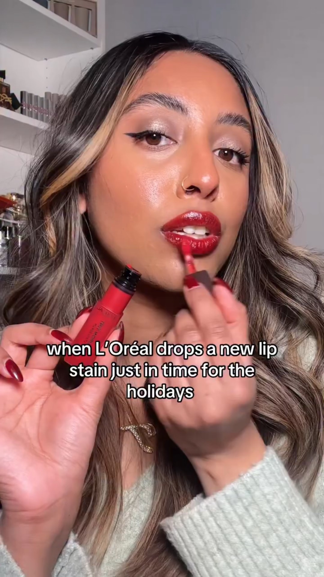 The perfect lip stain in time for the holidays ❤️🎄

#loreal #lipstain #lorealparis #affordablemakeup #drugstoremakeup @lorealparis 

#LTKBeauty #LTKHoliday #LTKFindsUnder50